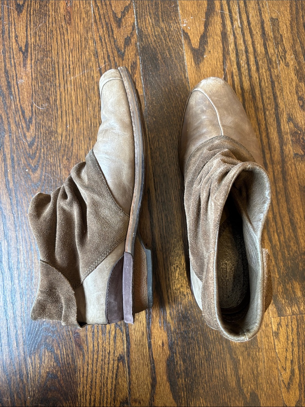 Patagonia Women's Brown Suede Slouch Ankle Boots